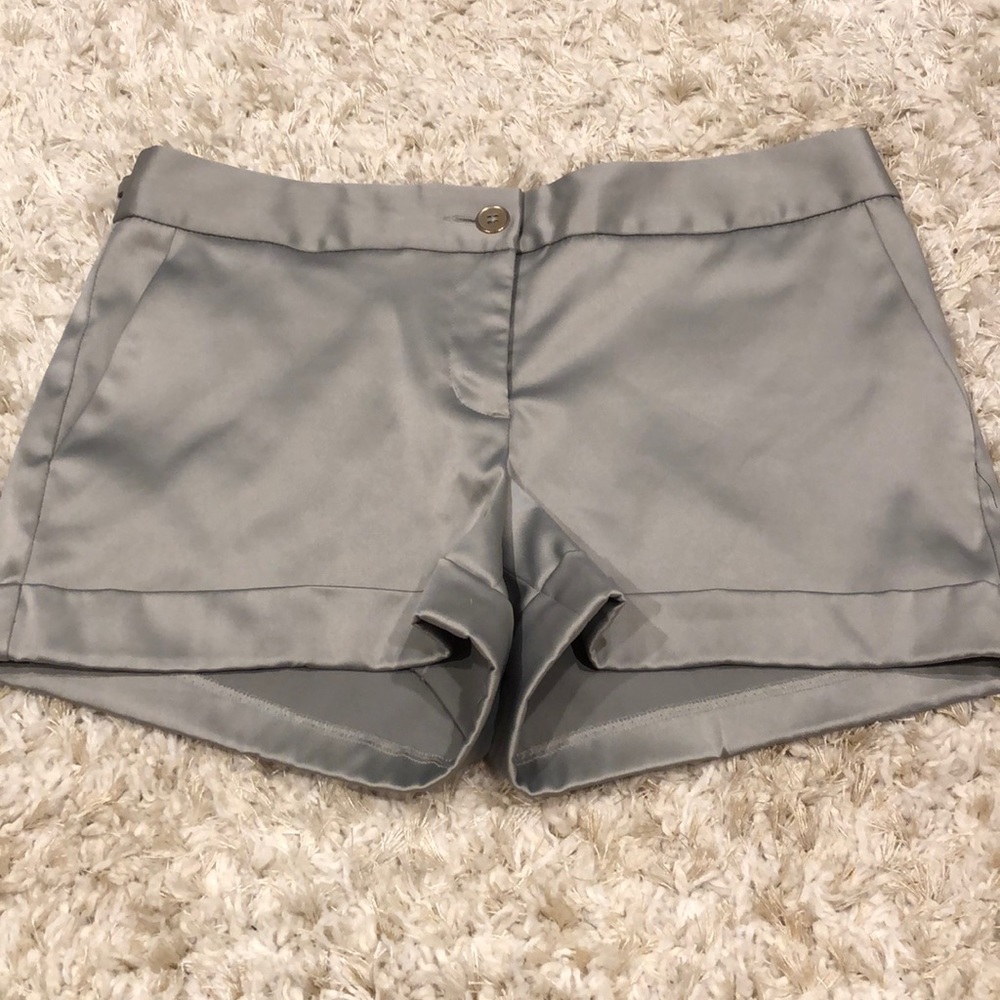 Express satin shorts